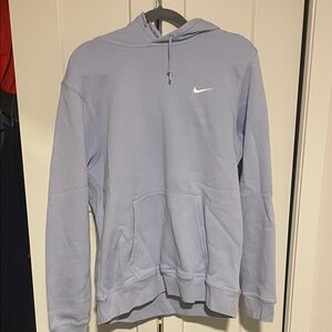 Nike light blue Hoodie with swoosh Logo